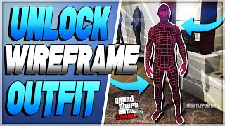 GTA 5 Unlock Rare Wireframe Bodysuit Outfit How To Get Wireframe Bodysuit Outfit In GTA 5 Online [upl. by Notrab]