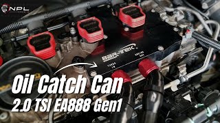 Kit Oil Catch Can com PCV Delete da BARTEKmotorsport  upgrade para 20 TSI TFSI EA888 Gen1 [upl. by Ennaerb800]