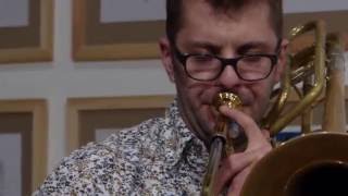 Vertigo Trombone Quartet  Galerie Maerz Linz Austria 20150226  03 Yearning for the Province [upl. by Urias]