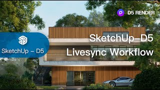 SketchUp Livesync with Realtime Rendering to Design Render Faster Than Ever Before [upl. by Alleacim]