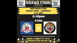 U15s Group 9 JRL  Northern Pool Grand Final 2024  Young Cherrypickers v GundagaiAdelong Tigers [upl. by Wystand]