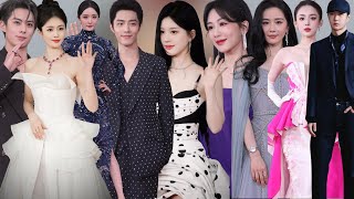 YangMiXiaoZhanBaiLuYangZiWangYibo and Cbiz Stars on Red Carpet at Weibo Night 2023 [upl. by Zora901]