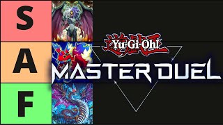 Updated Yugioh Master Duel Competitive Tier List Best Decks Ranked [upl. by Laekcim]