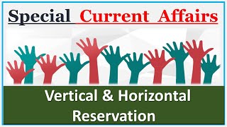 VERTICAL amp HORIZONTAL RESERVATION Chanakyas Current Affairs in English for UPSCPCS 09012021 [upl. by Annaiek]