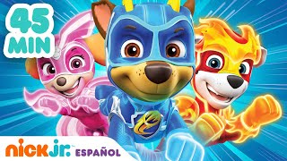 Paw Patrol Patrulla de cachorros  ¡Los rescates más valientes de los Mighty Pups  Nick Jr [upl. by Anelec]