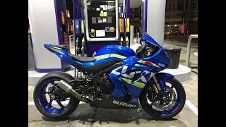 Suzuki gsx r1000r 2017 top speed 299 by ซุปเปอร์โอม [upl. by Schram]