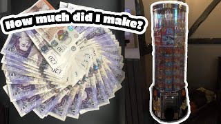 Collecting Money From My 5 Vending Machines IN THE UK 2024 [upl. by Ahsemik663]