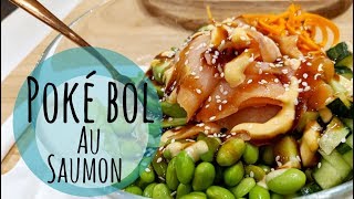 RECETTE POKE BOWL AU SAUMON OU CREVETTES OU POULET RÔTI [upl. by Eamanna619]