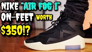 NIKE “AIR FEAR OF GOD 1” ON FEET REVIEW WORTH 350 [upl. by Ettesyl]