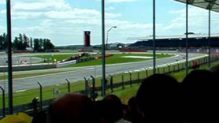 Moto GP Silverstone June 2010 Woodcote A Grandstand Opening Lap [upl. by Auberbach899]