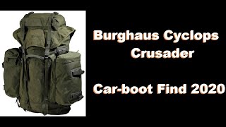 BERGHAUS CRUSADER CYCLOPS 90 LITRE RUCKSACK Vintagebexbugoutsurvivor [upl. by Kelcy604]