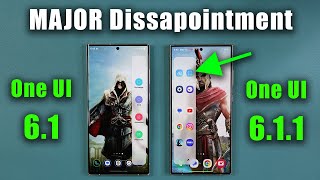 Samsung ONE UI 611 Update  Feature Removal Leads to Major Disappointment [upl. by Ankney]