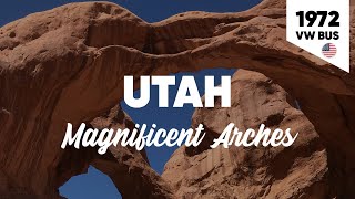 Overlanding USA Utah 13 Arches VW Bus Vanlife S01E15 [upl. by Guillema513]