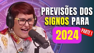 PREVISÕES DOS SIGNOS PARA 2024  Márcia Sensitiva Parte 1 [upl. by Tirrag]