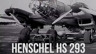 Henschel Hs 293 Missile Stock Footage  The Film Gate [upl. by Lledyl]