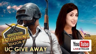 PUBG MOBILE LIVE  CUSTOM ROOM  UC GIVE AWAY  Solo Vs Squad [upl. by Salomi]