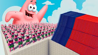 200x PATRICK  1x GIANT vs EVERY GOD  Totally Accurate Battle Simulator TABS [upl. by Carri322]