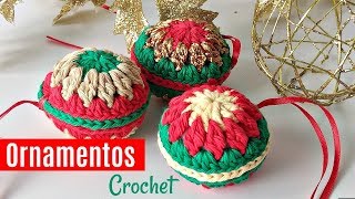 Ornamentos a crochet para navidad 2017 [upl. by Hakceber]