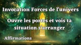 Mantras invoquant les forces cosmiques  afflux dopportunités fulgurantes affirmations positives [upl. by Ayo513]