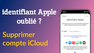 Oublié identifiant Apple  Supprimer compte iCloud sans Code [upl. by Drucy370]