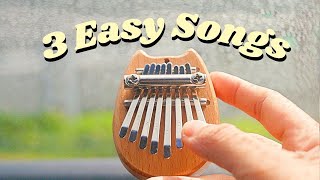 8 Key Kalimba Easy Beginner Songs Tutorial [upl. by Marka297]