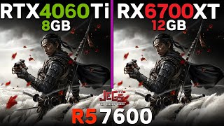 RTX 4060 Ti vs RX 6700 XT  Ryzen 5 7600  Tested in 15 games [upl. by Atnima79]