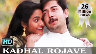 Kadhal Rojave  A R Rahman  Arvind Swamy Madhoo  Roja 1992  Tamil Video Song [upl. by Bogoch358]