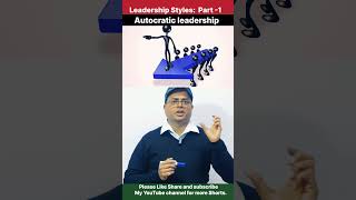 leadership styles in management  Autocratic leadership style  shorts leadershipstyles 💯 [upl. by Svend899]