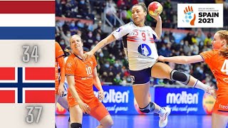 Netherlands vs Norway Handball Womens World Championship Spain 2021 [upl. by Genie]