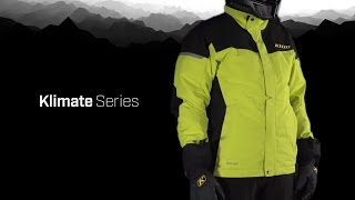 KLIM  Klimate Series Snowmobile Jacket and Bibs [upl. by Cronin967]