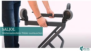 Technik Video Wohnraumrollator quotPagequot Räder austauschen [upl. by Eseuqcaj833]