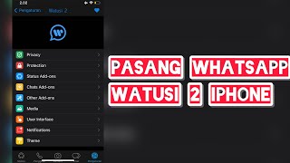 Cara Pasang Whatsapp Watusi iPhone Real No Tipu” 2021 [upl. by Gniliem394]