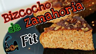 BIZCOCHO DE ZANAHORIA FIT carrot cake  Recetas Fitness [upl. by Assyram]