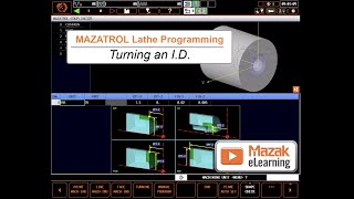 MAZATROL Programming Briefs MAZATROL ID Turning Process [upl. by Ennirak]