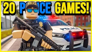 Top 20 BEST Police Games on Roblox 2024 [upl. by Mont]