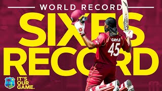 WORLD RECORD Number Of Sixes In An Innings  Windies Finest [upl. by Lurette254]