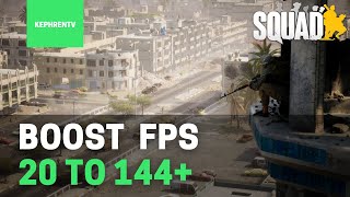 2022 SQUAD  How to BOOST FPS and Increase Performance on any PC [upl. by Hamforrd]