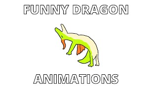 funny dragon animations  COMPILATION [upl. by Arrim838]