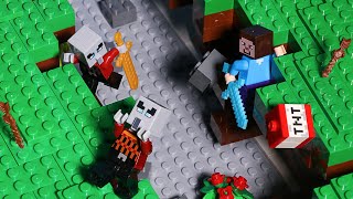 LEGO Minecraft Compilation  Animation Stop Motion  Brickmine [upl. by Liba]