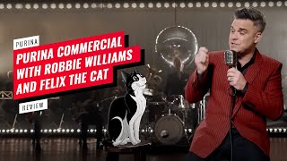 ▷ ANUNCIO de PURINA con ROBBIE WILLIAMS y el GATO FELIX 2023 [upl. by Catherine]