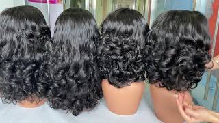 Nigerian favourite Funmi double drawn egg curly Mayflowerhair [upl. by Alacim215]