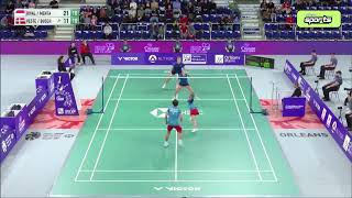 Rinov RivaldyPhita H Mentari INA Vs Mads VestergaardC Busch Denmark  Orleans Masters 2024 [upl. by Chatterjee429]