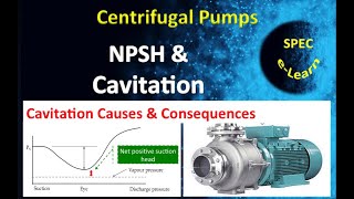 NPSH And Cavitation In Centrifugal Pumps [upl. by Jannery]