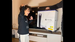 PS5 UNBOXING DEBALAGE  INSTALATION ENFIN DISPONIBLE😱 [upl. by Leahcimauhsoj]