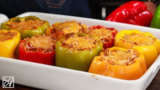 Elevate your Dinner Game with These Irresistible Stuffed Bell Peppers [upl. by Rebak]