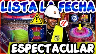 🚨ILUSIONANTE FECHA de REGRESO al SPOTIFY CAMP NOU 💥 AVANCES del ESTADIO 🔵🔴 SIN COMETER FALLOS [upl. by Nihi395]