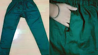 Easy pant trouser ki cutting and stitching Ladies pant cutting and stitching [upl. by Lindly]