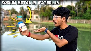 Dont Throw SODIUM METAL In Water  SHOCKING REACTION 😲😱🔥 [upl. by Delphine597]