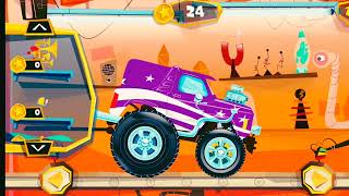 Build A Truck Duck Duck Moose  Monster Truck Game For Kids  trazogames [upl. by Henghold477]