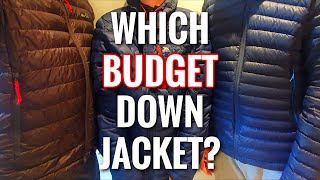 DISCUSSING MY BUDGET DOWN JACKETS  Down Jackets Reviewed and Ranked [upl. by Norvell]